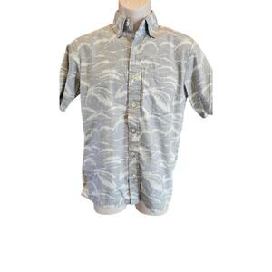 Made in Hawaii Honolulu island button up EUC Ehukai Dusty Sage vacation shirt XS